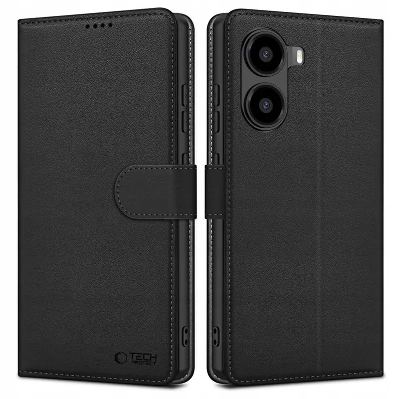 Etui Tech-Protect Wallet na Xiaomi Poco X7 Pro 5G czarne