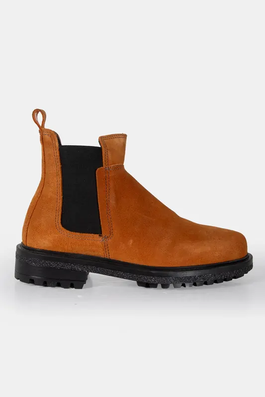 Dechase Botto Black Tan Suede Maat: 37 | Laarzen Outlet | Unisex | Bruin