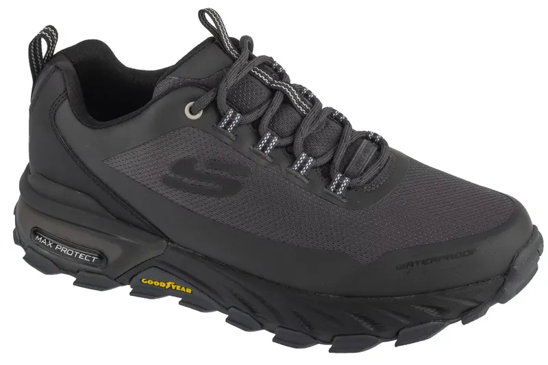 Skechers Max Protect-Fast Track 237304-CCBK, Męskie, Szare, buty sneakers, przewiewna siateczka, rozmiar: 40