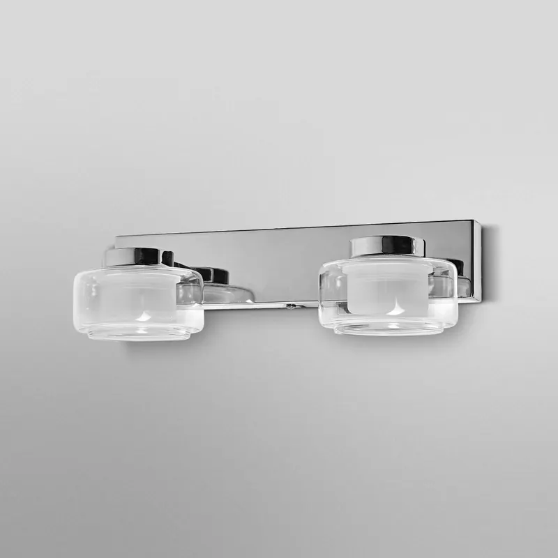 Kinkiet LED OSRAM ORBIS FLAME, chrom, 2-punktowa, CCT, IP44