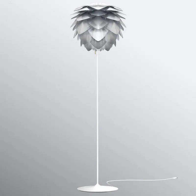 UMAGE Silvia medium lampa podłogowa stal