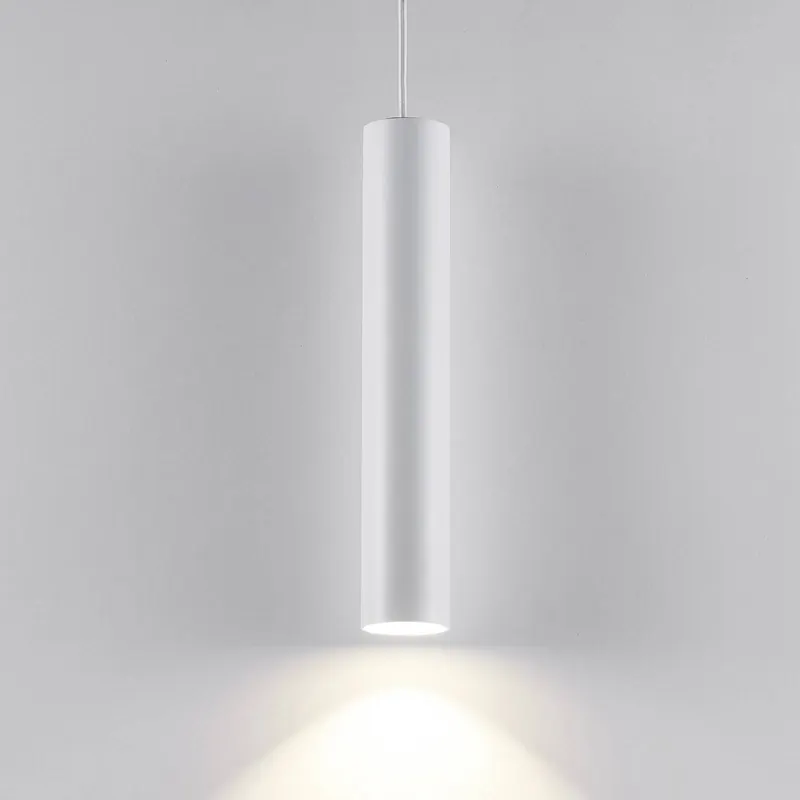 Żyrandol CAN, biały, wysokość 35 cm, Ø 6 cm, metal, GU10