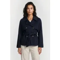 ALTER EGO Vesper Wool Jacket Navy Maat: S | Trenchcoats Outlet | Dames | Blauw