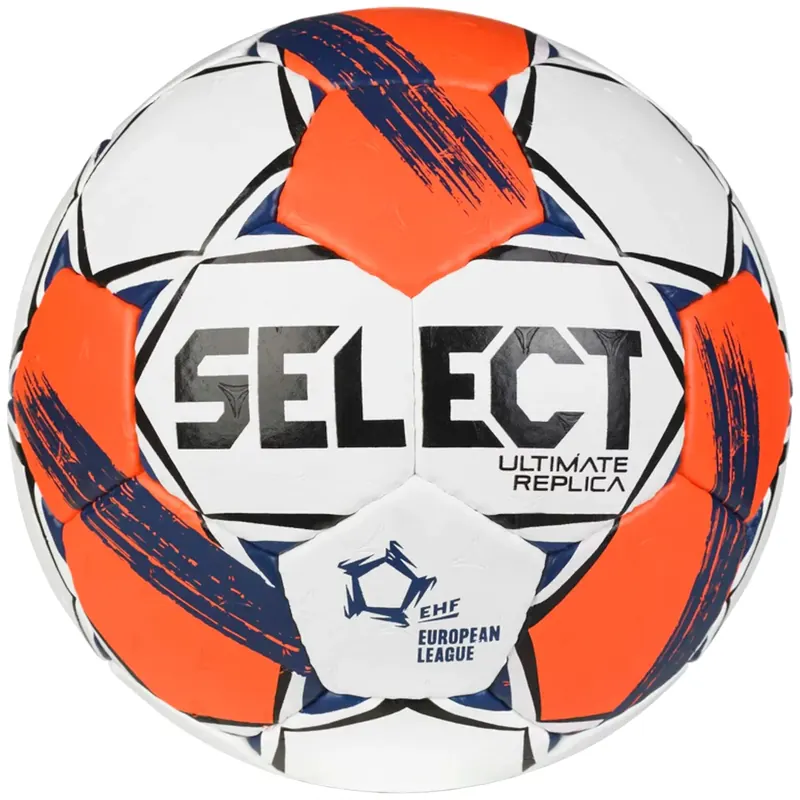 Select Ultimate Replica EHF European League Handball 220043, Unisex, Białe, piłki do piłki ręcznej, poliuretan, rozmiar: 3