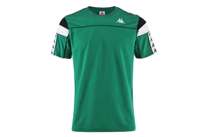 Kappa Banda Arar T-Shirt 303WBS0-959, Męskie, Zielone, t-shirty, poliester, rozmiar: M