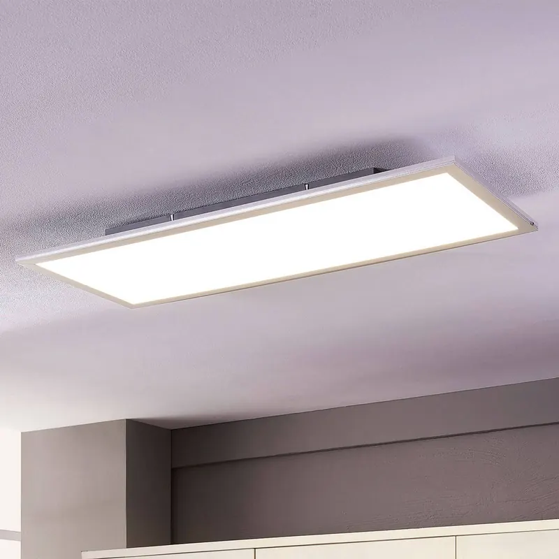 Panel LED Livel, zestaw 2, 4000 K, 80 x 30 cm, srebrny