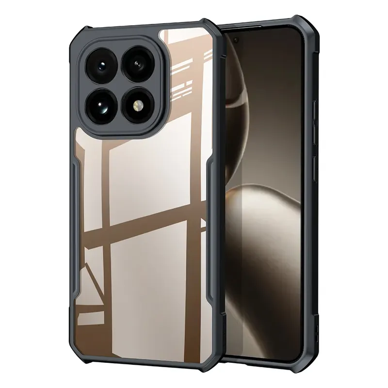 Etui na Xiaomi 15T, Etui na Xiaomi 15T Pro, Przezroczyste etui na telefon, Odporne na wstrząsy, Ochronne etui z bumperem, Luksusowe etui, Nieżółknące