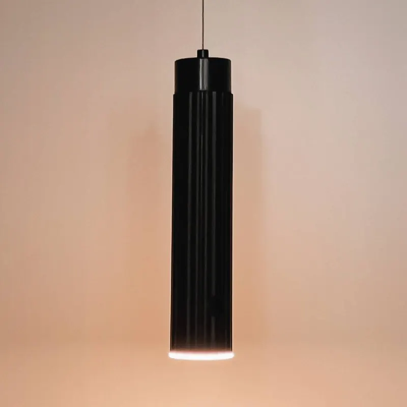 Lampa wisząca LED na akumulatorze „Hang”, czarna, z tworzywa sztucznego,