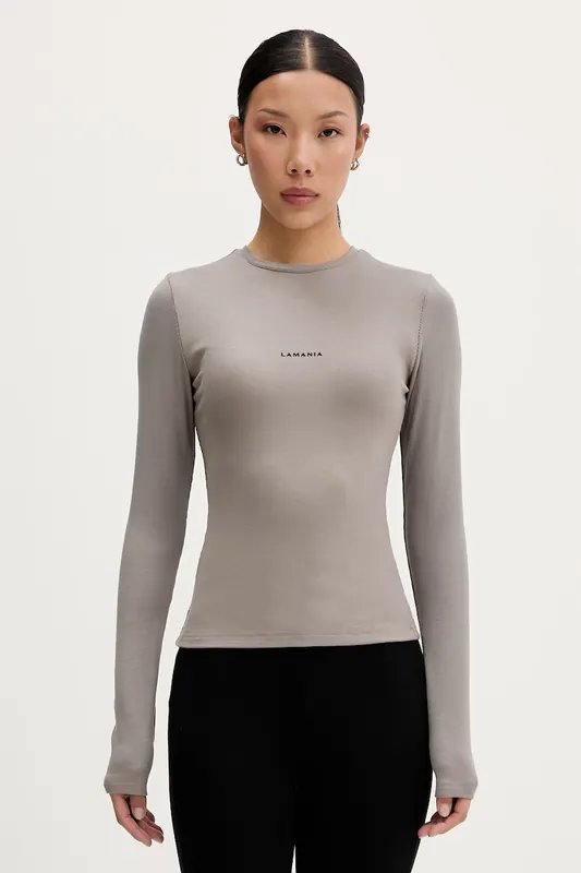 La Mania longsleeve damski z wiskozą