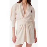 IRO Paris Katie Dress Ecru Maat: 32 | Mini Jurken Outlet | Dames | Ecru