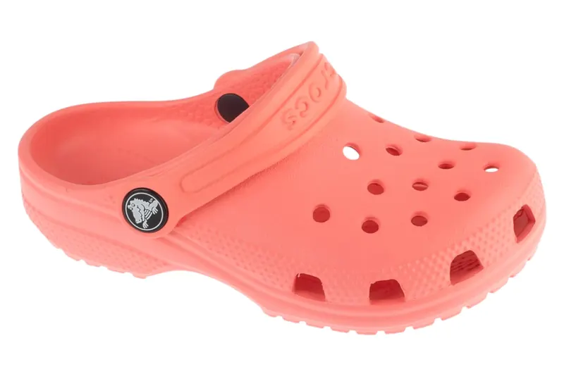 Crocs Classic Clog Kids T 206990-6UI, Dla dziewczynki, Różowe, klapki, syntetyk, rozmiar: 23/24