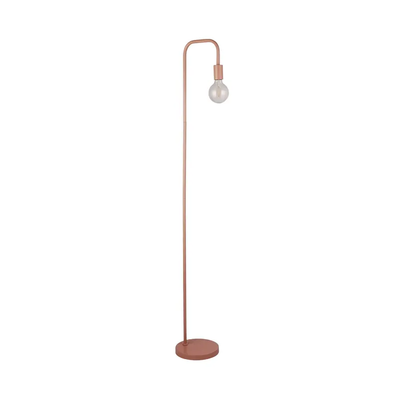 Lampa stojąca Amiel, różowa, metal, 155 cm, E27