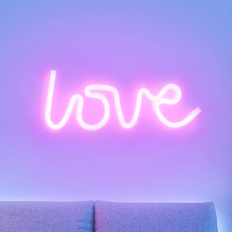 Kinkiet LED Neon Love, USB