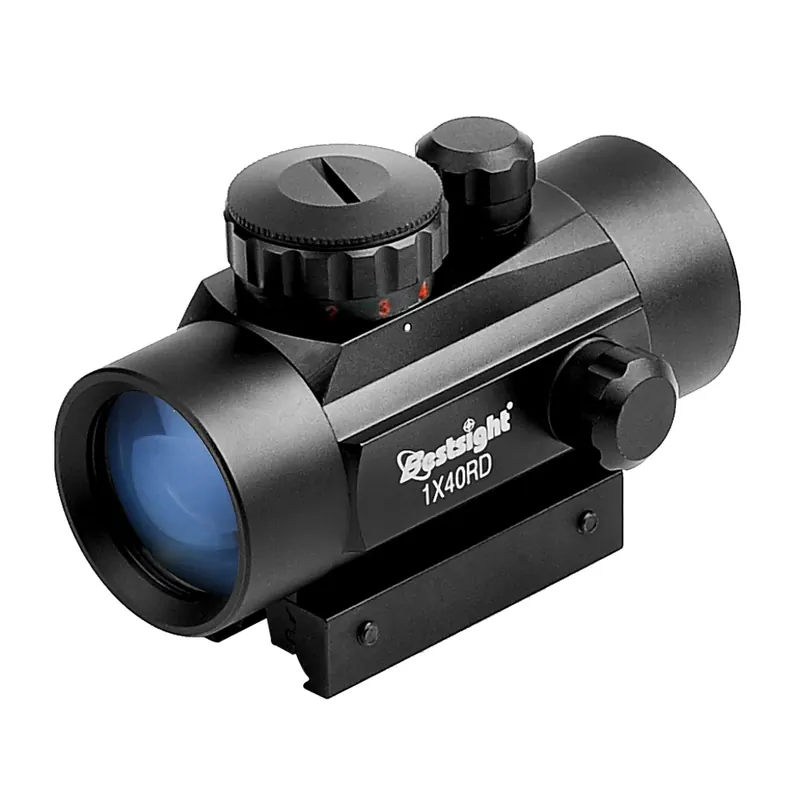 Celownik Red Dot 1x40mm Reflex Sight Wodoodporny, odporny na wstrząsy i przeciwmgielny celownik Red Dot z 1-calowym uchwytem Riser