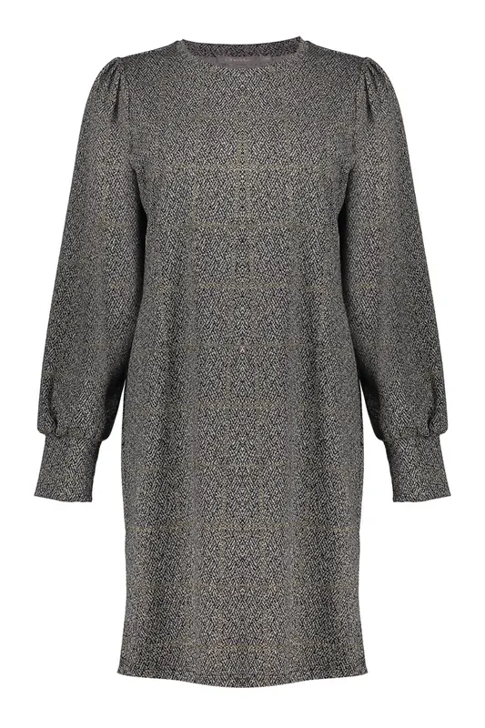 Geisha Dress Stone/gold Maat: XXL | Mini Jurken Outlet | Dames | Grijs
