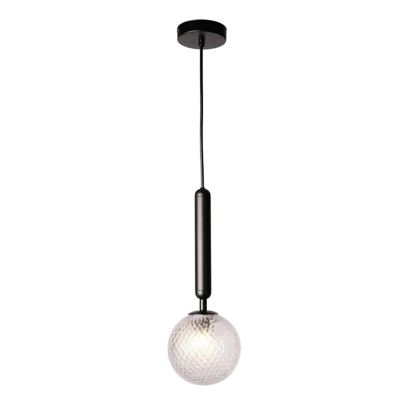 Czarna lampa wisząca SULION Musa, wys. 150 cm