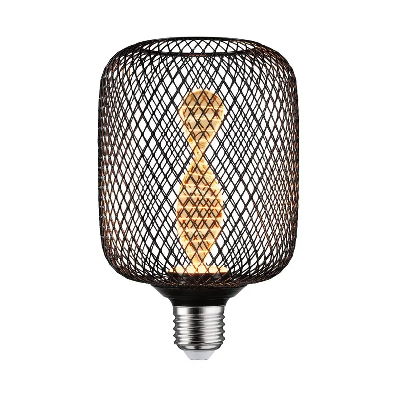 Paulmann LED Metallic Glow Zyl Helix E27 czarny