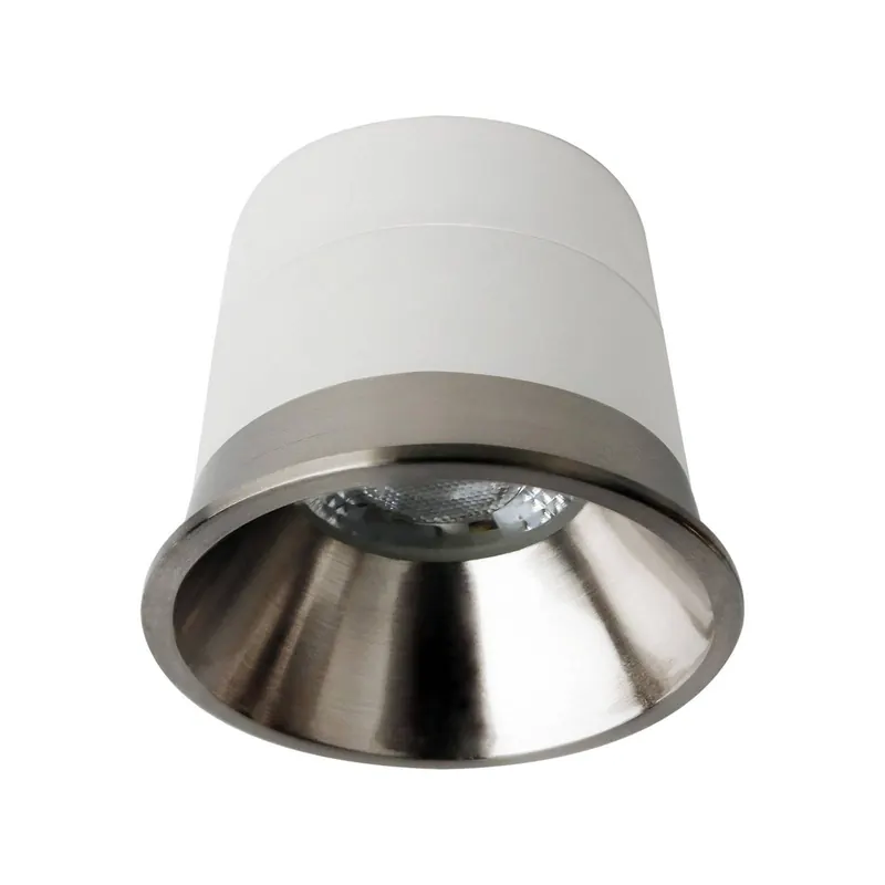 Moduł LED MEGATRON Koin Flex GU10 4,9W, górny pierścień tytanowy