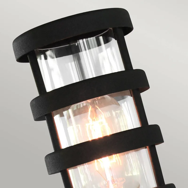 Lampa cokołowa Hornbaek, czarna
