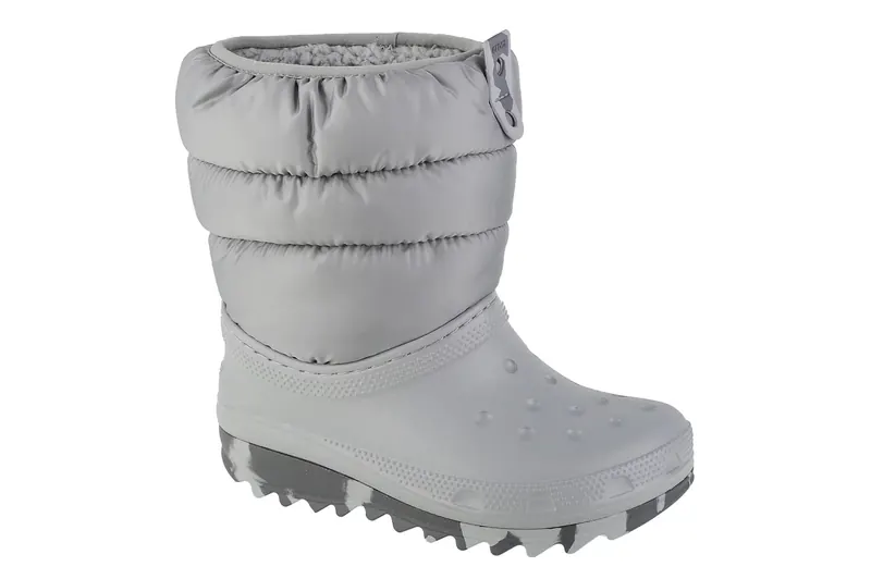 Crocs Classic Neo Puff Boot Kids 207684-007, Dla chłopca, Szare, śniegowce, syntetyk, rozmiar: 29/30
