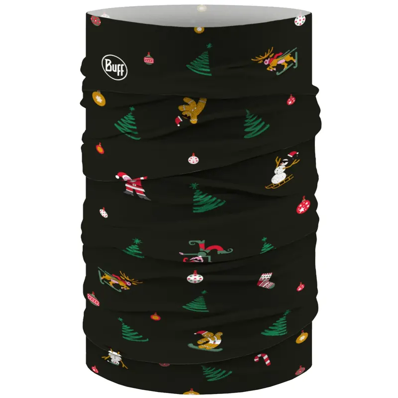 Buff Original EcoStretch Holiday Scarf 1347698171000, Unisex, Czarne, kominy, poliester, rozmiar: One size