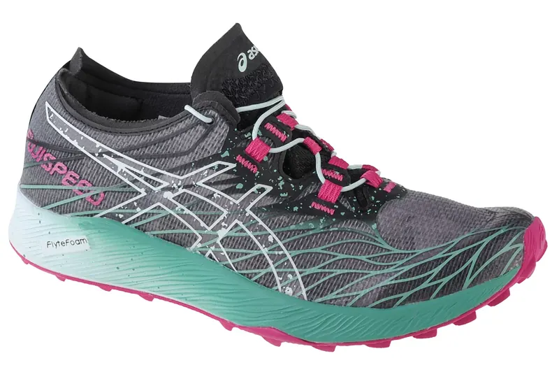 ASICS Fujispeed 1012B176-001, Damskie, Czarne, buty do biegania, tkanina, rozmiar: 39