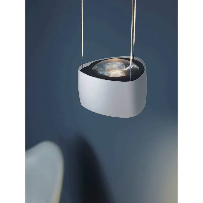 LOOM DESIGN lampa wisząca LED Air, biała, aluminium, 13 cm