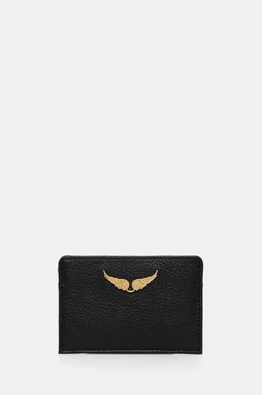 Zadig&Voltaire etui na karty damskie skórzane