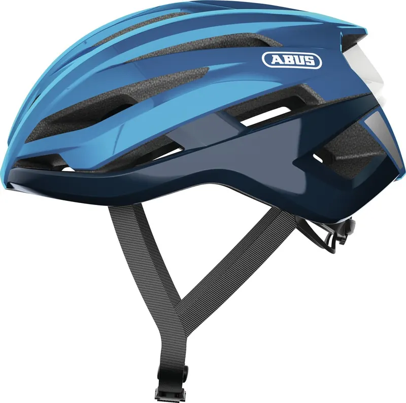 ABUS kask rowerowy STORMCHASER steel niebieski (51-55)