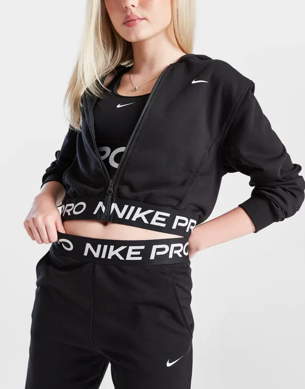 Nike Rozpinana Bluza Z Kapturem Pro Dri-Fit Flc G