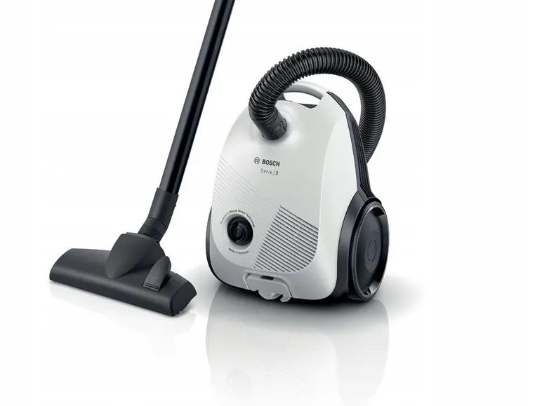Vreckový vysávač Bosch Séria 2 Bagged BGLS2FRESH biely 700 W 4 l.