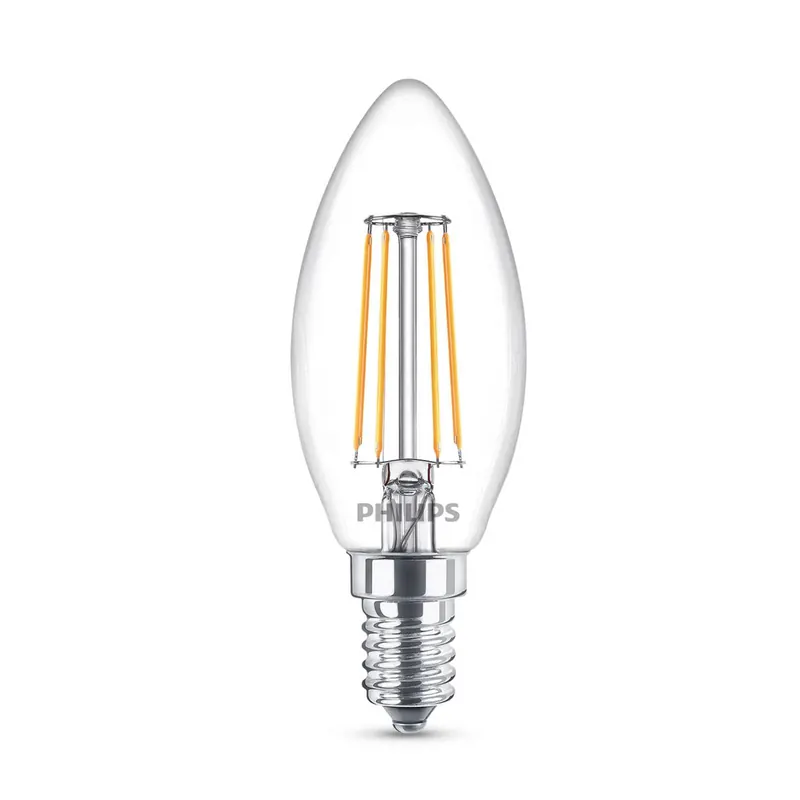 Żarówka LED Philips Classic E14 B35 4,3W przezroczysta 4.000K