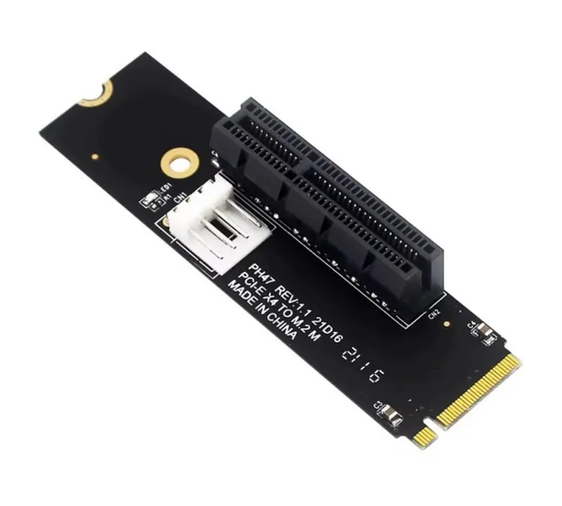 Adapter gniazda Ngff M.2 Key-m do portu PCIE4.0x4