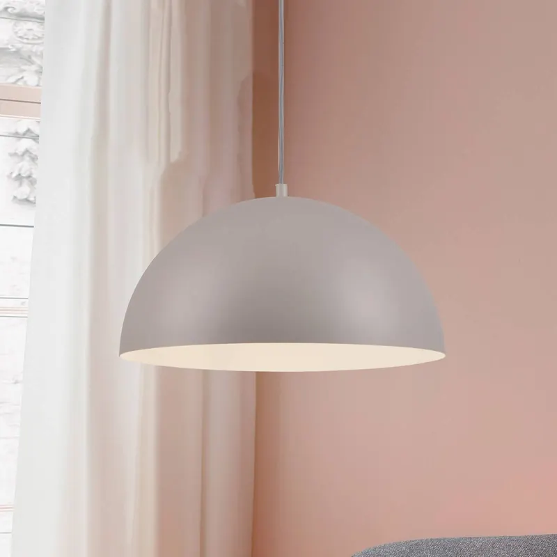 Schöner Wohnen żyrandol Ali Sandbrise, żelazo, Ø 38 cm E27