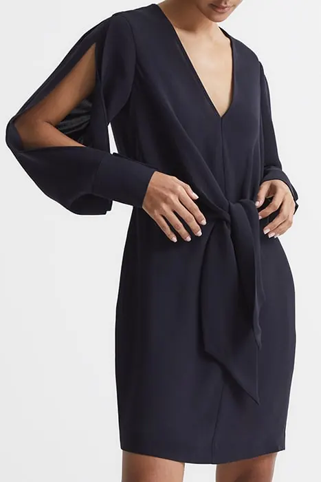 Reiss Diana Mini Dress — Navy Maat: 8 | Mini Jurken Outlet | Dames | Blauw