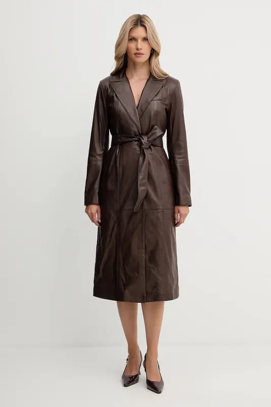 Marciano by Guess płaszcz skórzany LANA