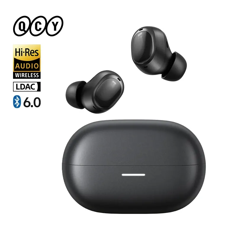 Słuchawki bezprzewodowe QCY MeloBuds A30, 60dB Adaptive AI Scene ANC, 8 mikrofonów, połączenie z 3 urządzeniami, słuchawki Bluetooth 6.0, słuchawki Hi-Res LDAC