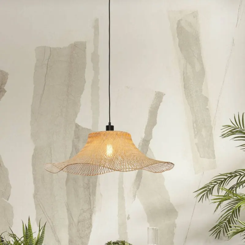 Good &amp; Mojo Ibiza lampa wisząca Ø 65 cm Natur
