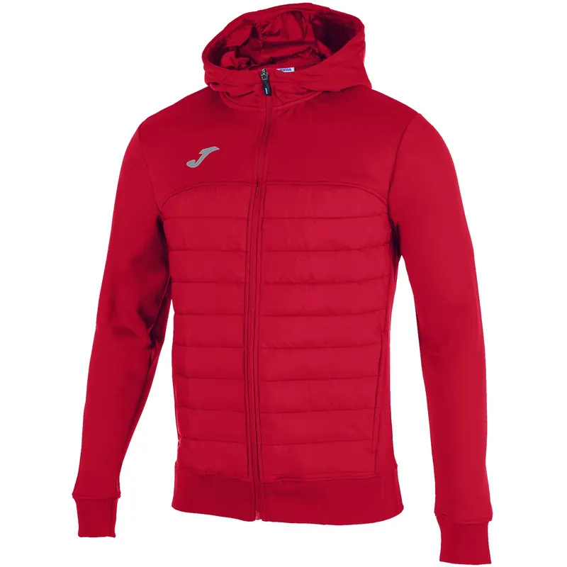 Joma Berna Hoodie 101103-600, Męskie, Czerwone, bluzy, poliester, rozmiar: 3XL