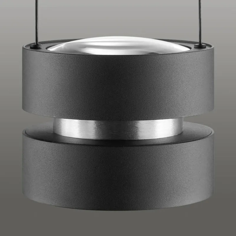 Żyrandol LED Glow-Sphere, Ø 18 cm, czarny, metal