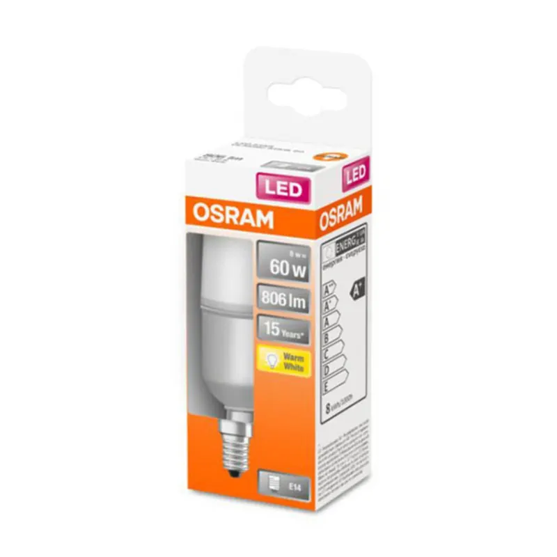 Żarówka LED OSRAM Classic Stick matowa E14 8,5W 2 700K