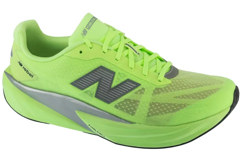 New Balance FuelCell Rebel v5 MFCXLZ5, Męskie, Zielone, buty do biegania, tkanina, rozmiar: 49
