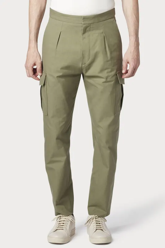 Paul Smith Gents Cargo Trouser Military Green Maat: W28 | Cargobroeken Outlet | Heren | Bruin