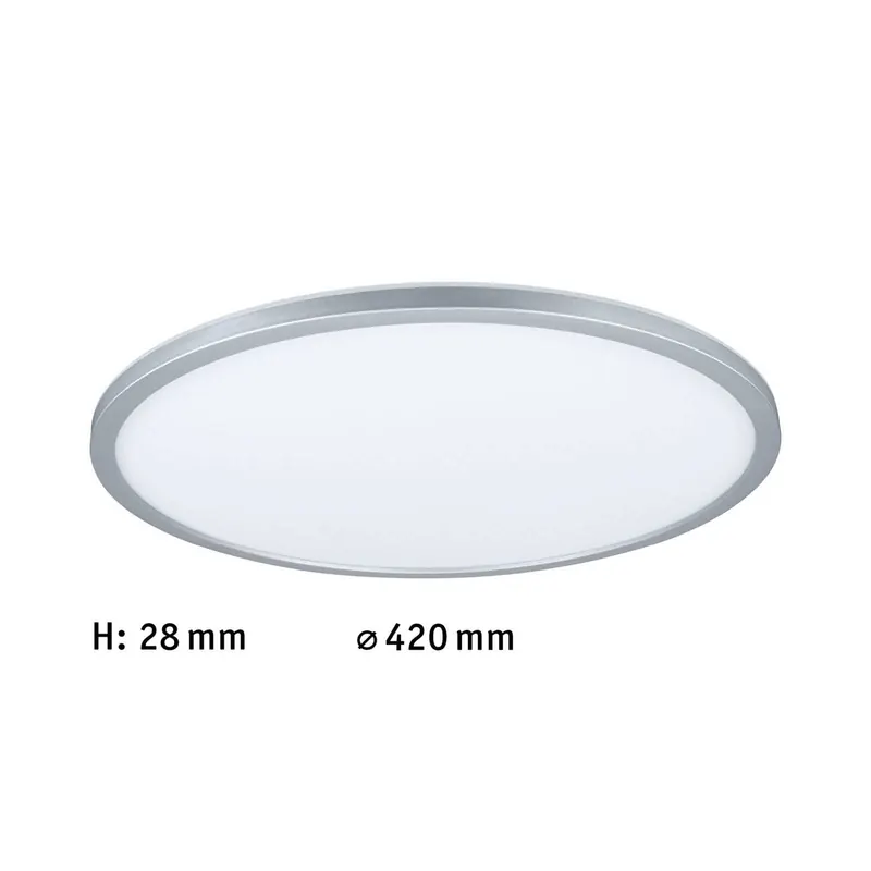 Paulmann Atria Shine Panel Dime chrom RGBW Ø42cm