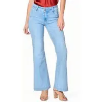 PAIGE Genevieve 32in Wide Wb Nlty Bt Brielle Maat: W24 | Flared Jeans Outlet | Dames | Blauw