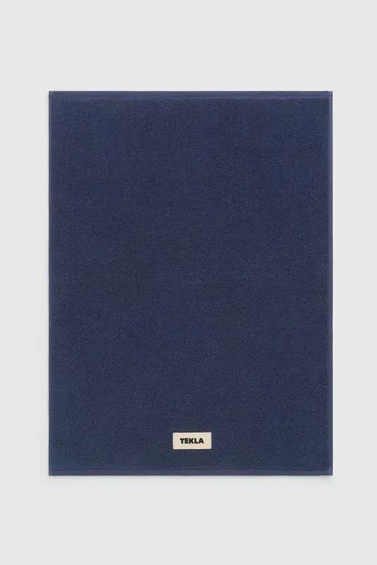 Tekla Unisex Bath Mat Navy Maat: 70X50 | Handdoeken Outlet | Unisex | Blauw
