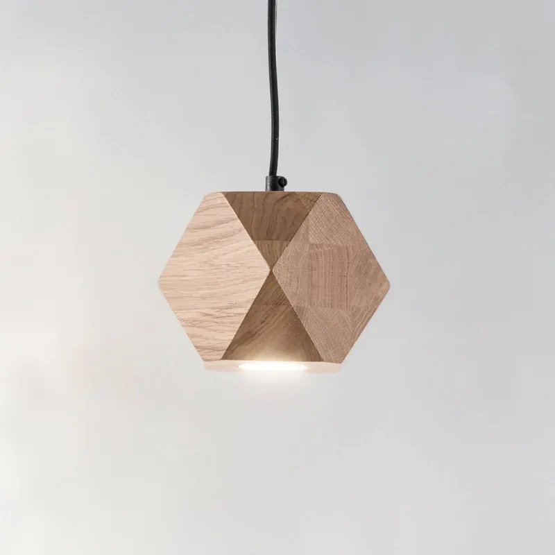 Envostar Peach Puff wisząca polyeder drewno 1-pkt.