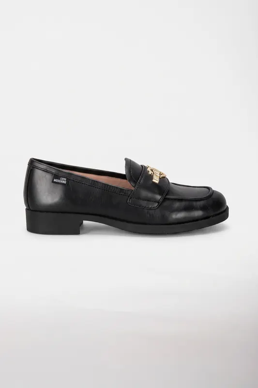 Moschino Goatskin Loafer Black Maat: 35 | Instappers Outlet | Dames | Zwart