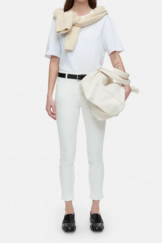 Closed Skinny Pusher Jeans Ivory Maat: W25L34 | Skinny Jeans Outlet | Dames | Wit