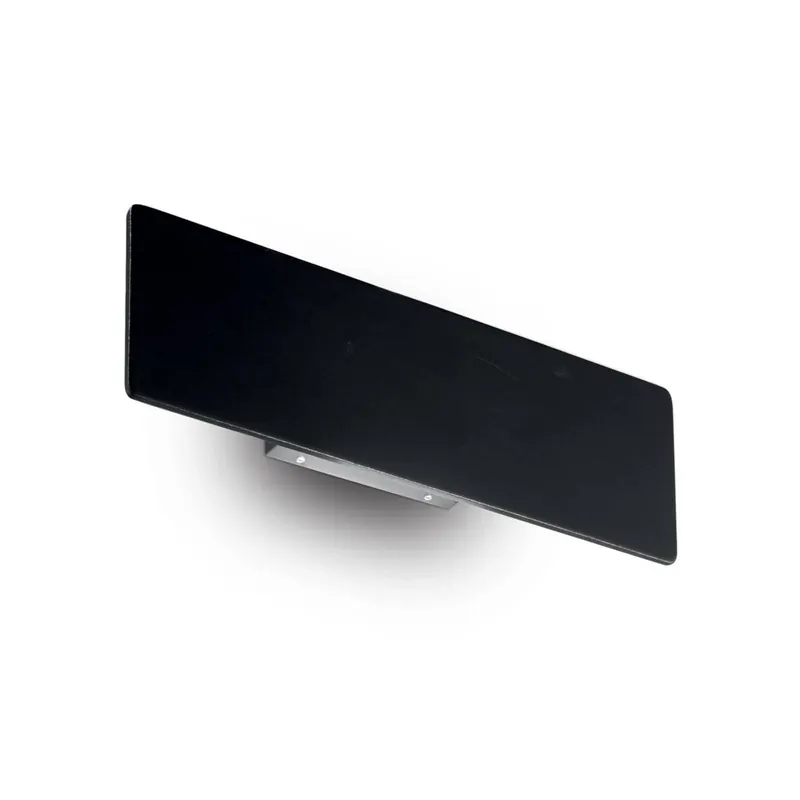 Kinkiet LED Zig Zag, czarny, szerokość 29 cm